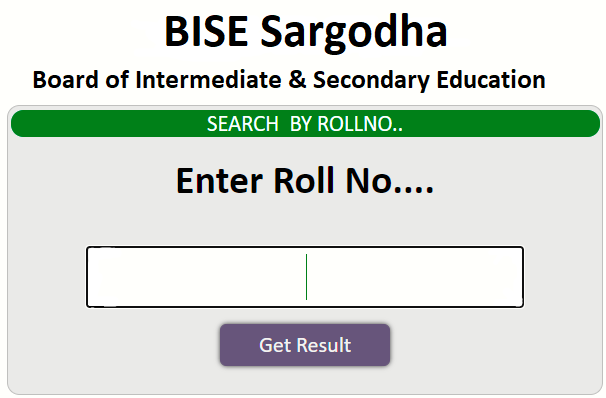 Second-Year Result BISE Sargodha Board 2024