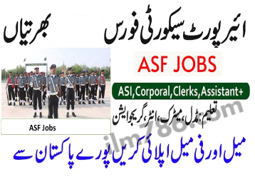 Airport Security Force Jobs in Pakistan 2023