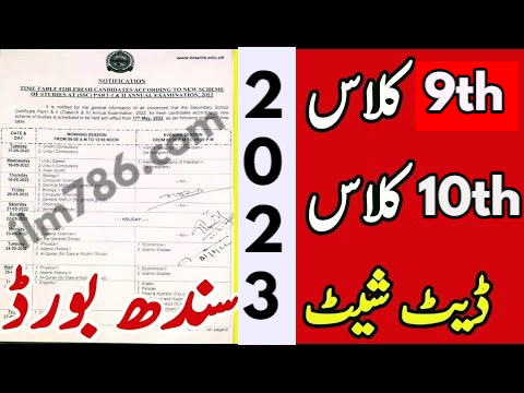 Latest Update on 9th Class Annoul Exams 2024