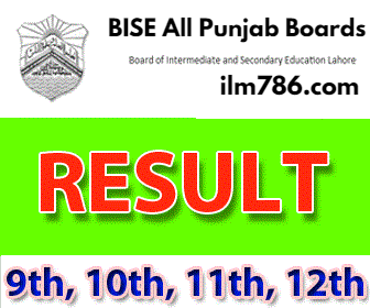 2nd Year 12th Class Result 2024 BISE Punjab Board