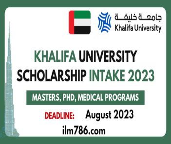 The Khalifa University Scholarship Program 2024