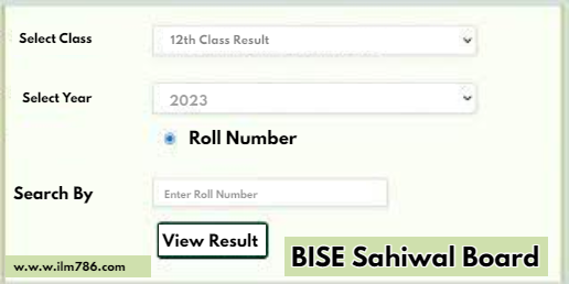 12th Class Result BISE Sahiwal Board 2024