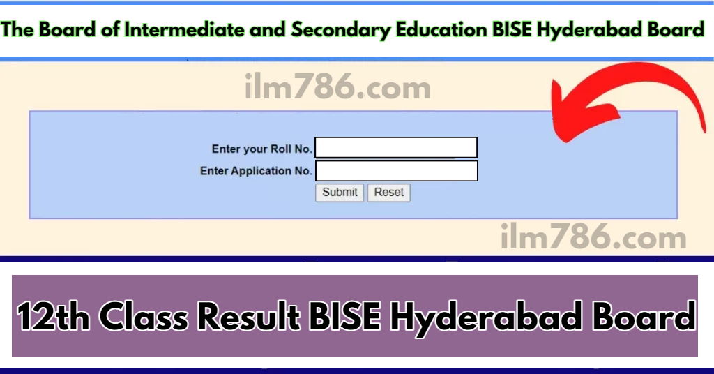 12th Class of Result BISE Hyderabad 2024