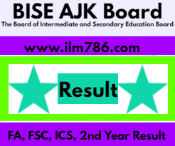 12th Class Result Check 2024 BISE AJK Board Online
